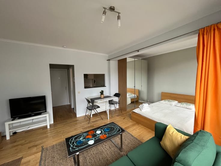 A louer Studio entièrement meublé de 25 m² au centre-ville de Ixelles