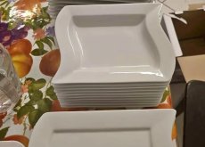 Service de vaisselle blanc 