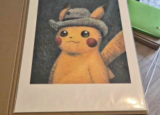 Peinture pikachu van gogh
